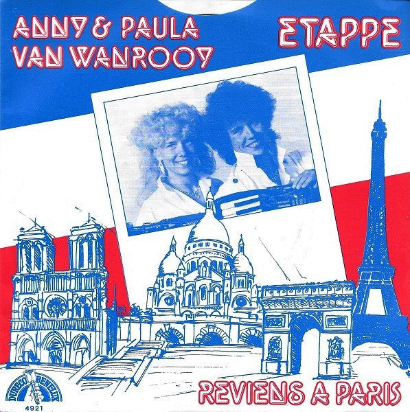Anny & Paula van Wanrooy - Etappe Vinyl Singles Vinyl Very Good (VG) <br> Hoes Good Plus (G+)