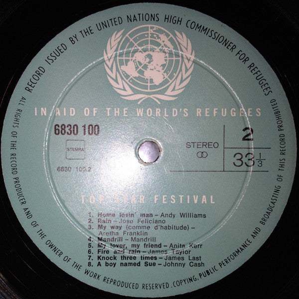 Various - Top Star Fastival (LP) Vinyl LP Vinyl Goed / Hoes Redelijk