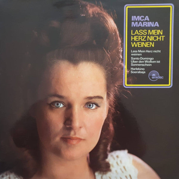 Imca Marina - Lass Mein Herz Nicht Weinen (LP) Vinyl LP Vinyl Very Good (VG) <br> Hoes Good Plus (G+)