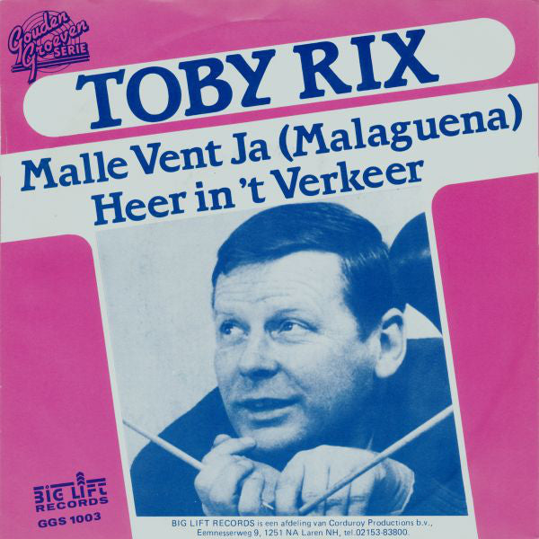 Toby Rix - Malle Vent Ja Vinyl Singles Vinyl Very Good (VG) <br> Hoes Good Plus (G+)