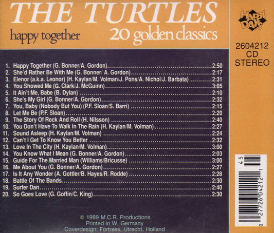 Turtles - ** Golden Classics - Happy Together (CD)