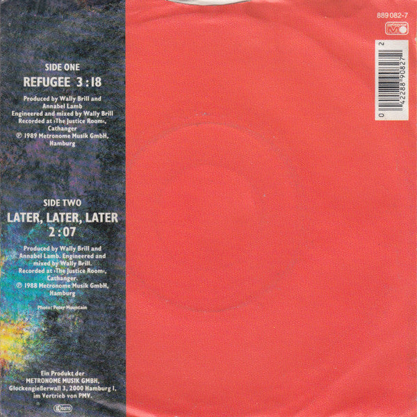 Annabel Lamb - Refugee Vinyl Singles Vinyl Very Good (VG) <br> Hoes Good Plus (G+)