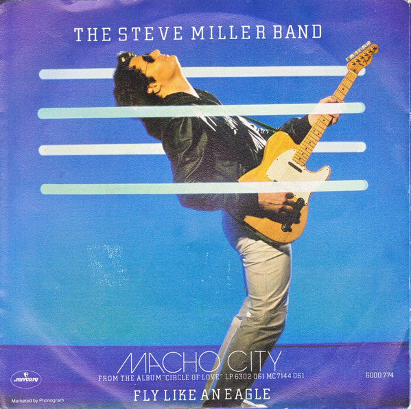 Steve Miller Band - Macho City Vinyl Singles Vinyl Very Good (VG) <br> Hoes Good Plus (G+)