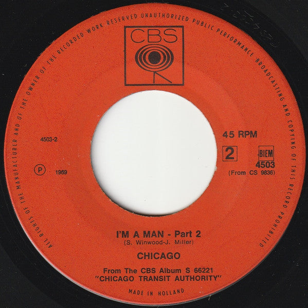 Chicago - I'm A Man - Part 1