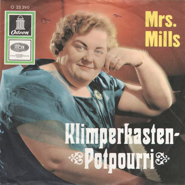 Mrs. Mills - Klimperkasten Potpourri Vinyl Singles Vinyl Very Good (VG) <br> Hoes Good Plus (G+)