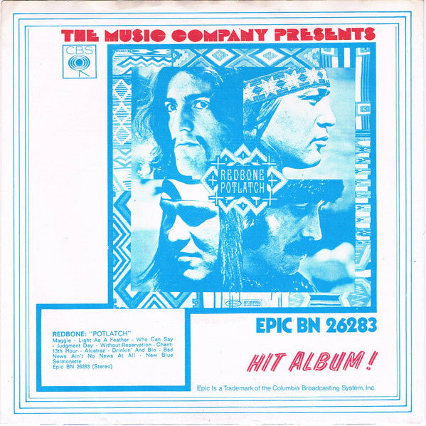 Redbone - Maggie Vinyl Singles Vinyl Very Good (VG) <br> Hoes Good Plus (G+)