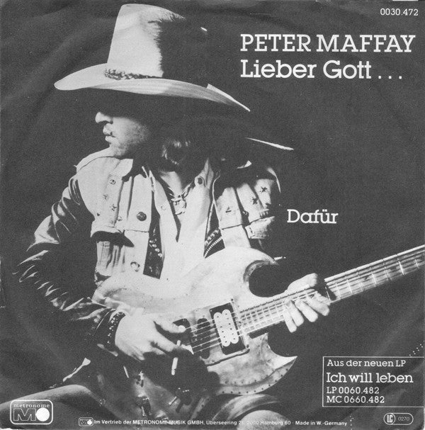 Peter Maffay - Lieber gott.. Vinyl Singles