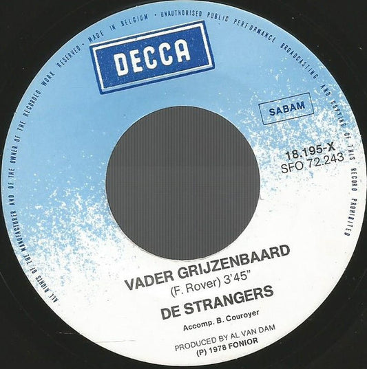 Strangers - Vader Grijzenbaard 35580 Vinyl Singles Vinyl Zeer Goed / Hoesje Goed "VINYLSINGLES.NL"