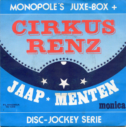 Jaap Menten - Cirkus Renz 25651 Vinyl Singles VINYLSINGLES.NL