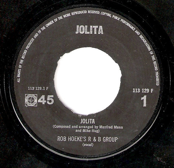 Rob Hoeke R&B Group - Jolita Vinyl Singles