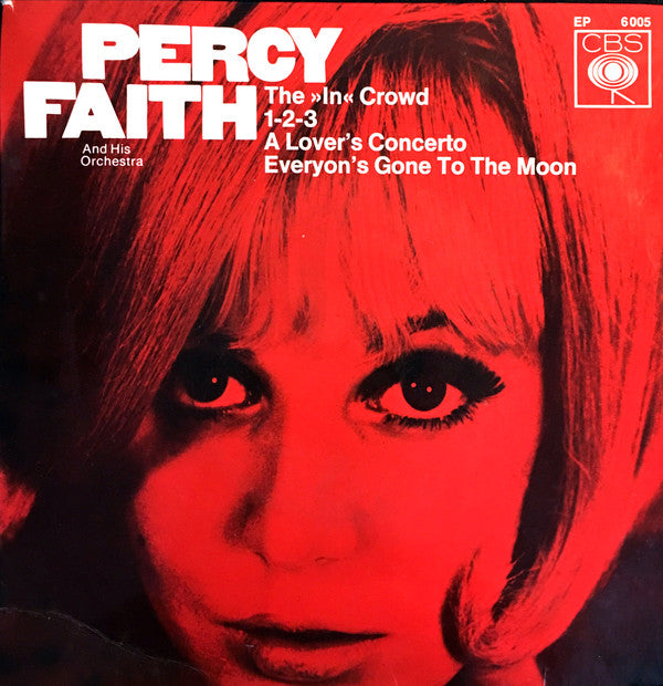 Percy Faith & His Orchestra - The In Crowd Vinyl Singles Vinyl Very Good (VG) <br> Hoes Good Plus (G+)