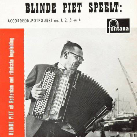 Blinde Piet - Blinde Piet Speelt Vinyl Singles EP Vinyl Very Good (VG) <br> Hoes Good Plus (G+)
