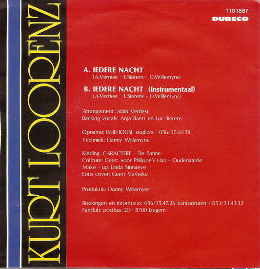 Kurt Loorenz - Iedere Nacht