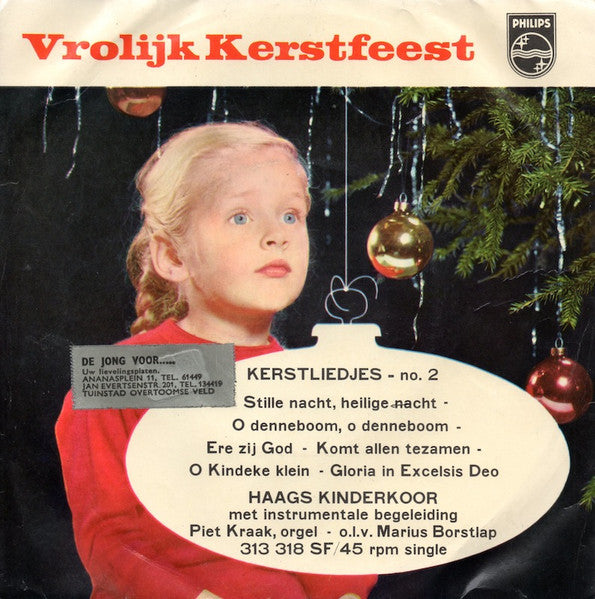 Haags Kinderkoor - Vrolijk Kerstfeest Kerstliedjes No. 2 Vinyl Singles