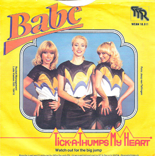 Babe - Tick-A-Thumps My Heart 28712 Vinyl Singles Vinyl Very Good (VG) <br> Hoes Good Plus (G+)