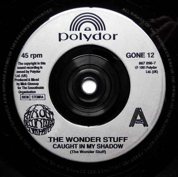Wonder Stuff - Caught In My Shadow Vinyl Singles
