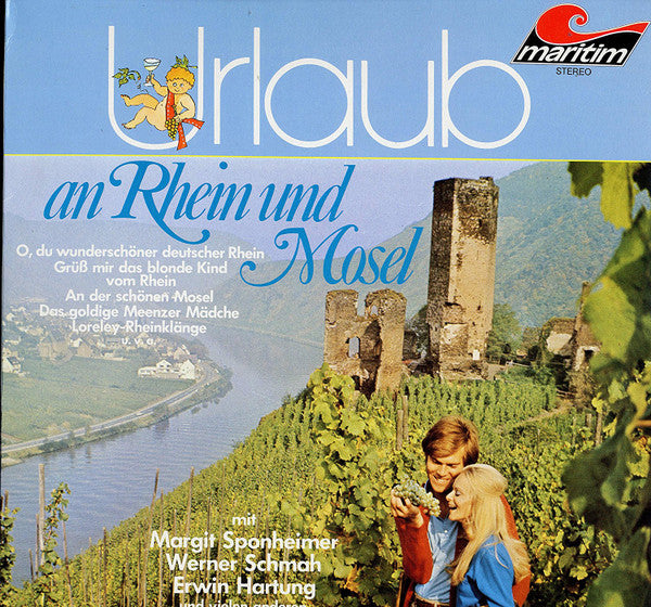 Various - Urlaub An Rhein Und Mosel (LP) Vinyl LP Vinyl Very Good (VG) <br> Hoes Good Plus (G+)