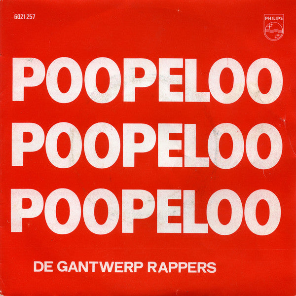 Gantwerp Rappers - Poopeloo Vinyl Singles Vinyl Very Good (VG) <br> Hoes Good Plus (G+)