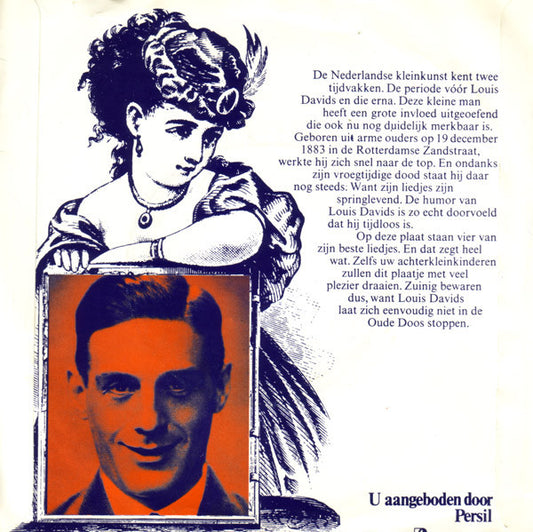 Louis Davids - Wat Een Meisje Weten Moet Vinyl Singles EP Vinyl Zeer Goed / Hoesje Goed "VINYLSINGLES.NL"