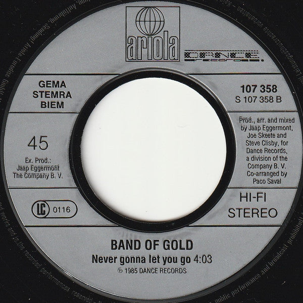 Band Of Gold - This Is Our Time 28213 Vinyl Singles Vinyl (VG) <br> Hoes (G+)