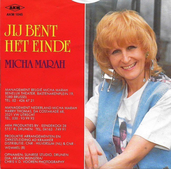 Micha Marah, Danny Fabry, Marc & Dave - Wij Houden van de Schlager Vinyl Singles Vinyl Very Good (VG) <br> Hoes Good Plus (G+)