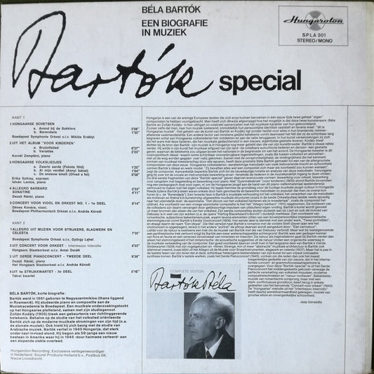 Béla Bartók - Bartók Special (LP)