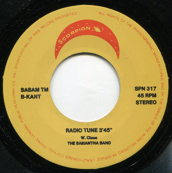 Samantha / The Samantha Band - Niet Met Mij Vinyl Singles