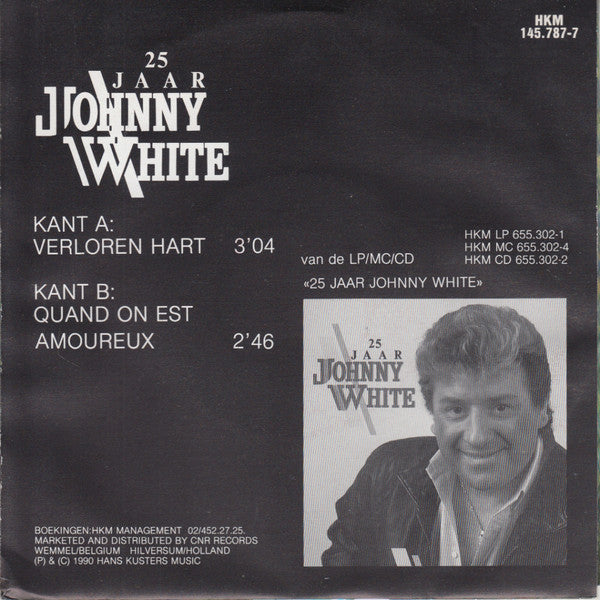 Johnny White - Verloren Hart Vinyl Singles