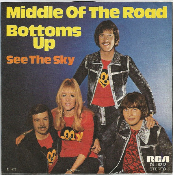 Middle Of The Road - Bottoms Up 32574 Vinyl Singles Vinyl Very Good (VG) <br> Hoes Good Plus (G+)