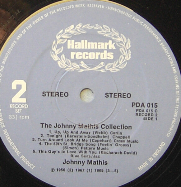 Johnny Mathis - The Johnny Mathis Collection (LP) Vinyl LP