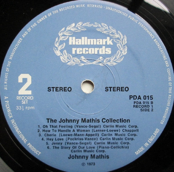 Johnny Mathis - The Johnny Mathis Collection (LP) Vinyl LP