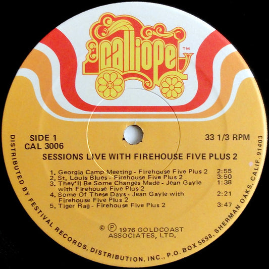 Red Nichols Firehouse Five Plus * - Sessions Live (LP)