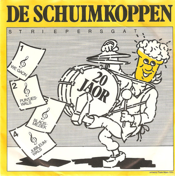 Schuimkoppen - We Gaon Vinyl Singles EP Vinyl Very Good (VG) <br> Hoes Good Plus (G+)
