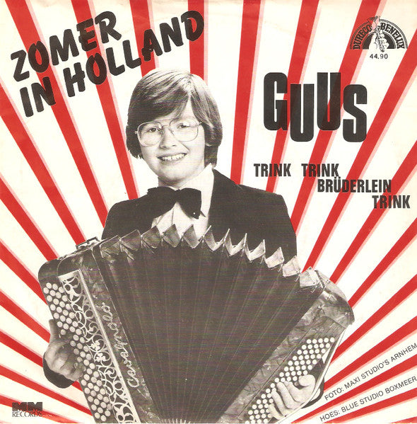 Guus - Zomer In Holland Vinyl Singles Vinyl Very Good (VG) <br> Hoes Good Plus (G+)