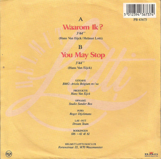 Helmut Lotti - Waarom Ik 43127