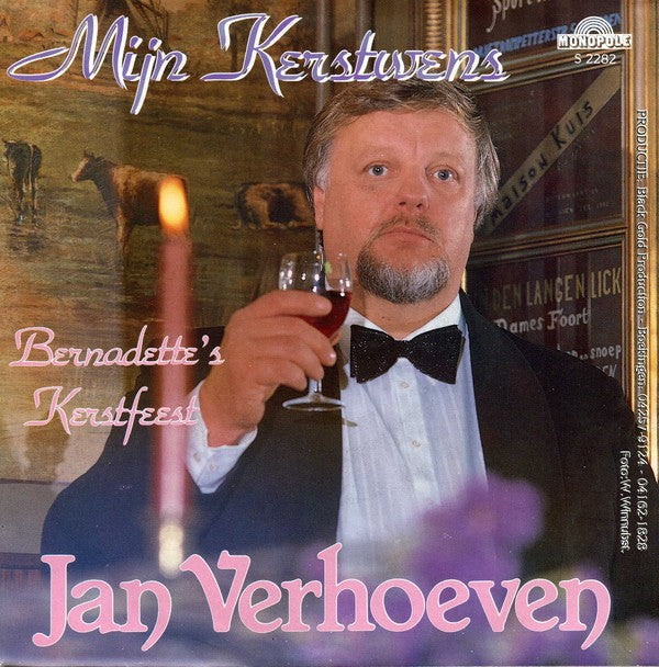 Jan Verhoeven - Mijn Kerstwens Vinyl Singles Vinyl Very Good (VG) <br> Hoes Good Plus (G+)