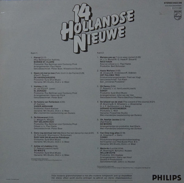 Various - ** Hollandse Nieuwe (LP) Vinyl LP Vinyl Very Good (VG) <br> Hoes Good Plus (G+)