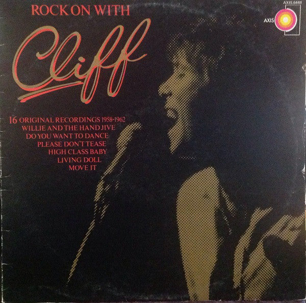 Cliff Richard - Rock On With Cliff (LP) Vinyl LP Vinyl Very Good (VG) <br> Hoes Good Plus (G+)