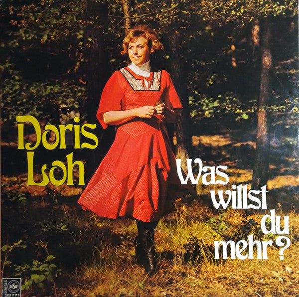 Doris Loh - Was Willst Du Mehr? (LP) Vinyl LP Vinyl Very Good (VG) <br> Hoes Good Plus (G+)