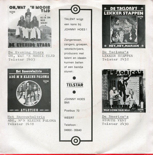 Bobby Prins En The Sound Express - Sancta Maria 41929 Vinyl Singles Vinyl Goed / Hoes Redelijk