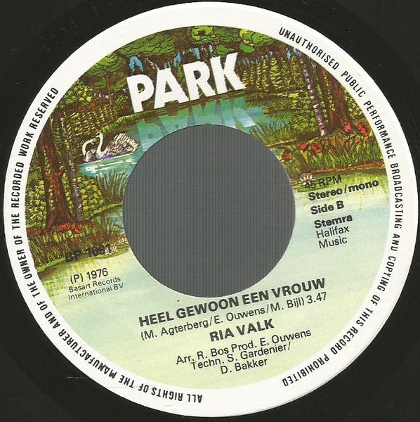 Ria Valk - Leo Vinyl Singles Vinyl Very Good (VG) <br> Hoes Good Plus (G+)
