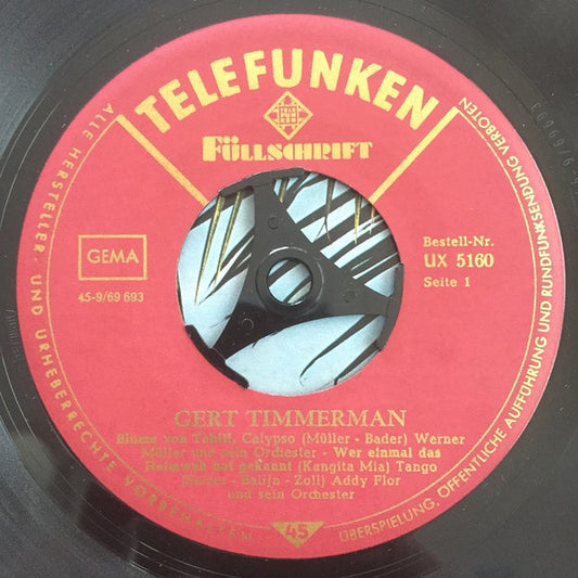 Gert Timmerman - Blume Von Tahiti (EP) 31058 Vinyl Singles EP VINYLSINGLES.NL