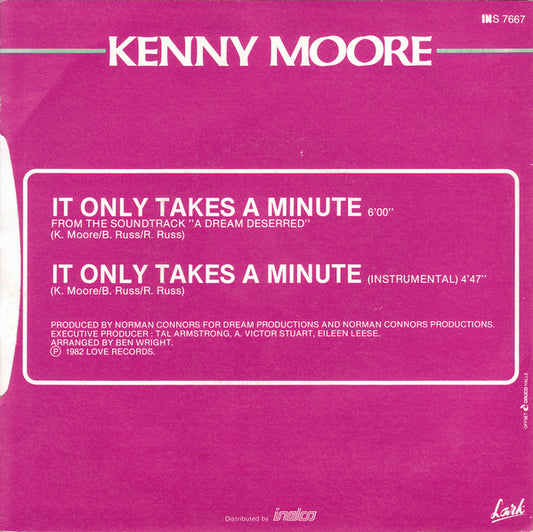 Kenny Moore - It Only Takes A Minute