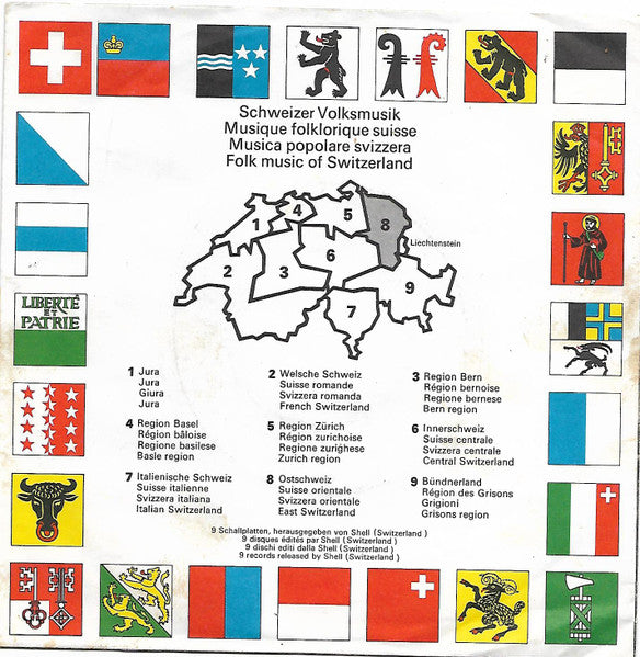 Appenzeller Streichmusik, Ländlerkapelle Zoge-n-am Boge - Ostschweiz = Suisse Orientale = Svizzera Orientale = East Switzerland Vinyl Singles Vinyl Very Good (VG) <br> Hoes Good Plus (G+)