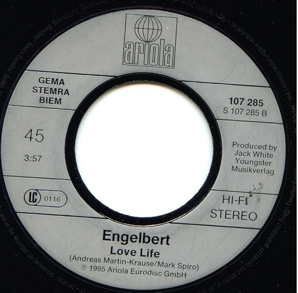 Engelbert Humperdinck - Portofino Vinyl Singles