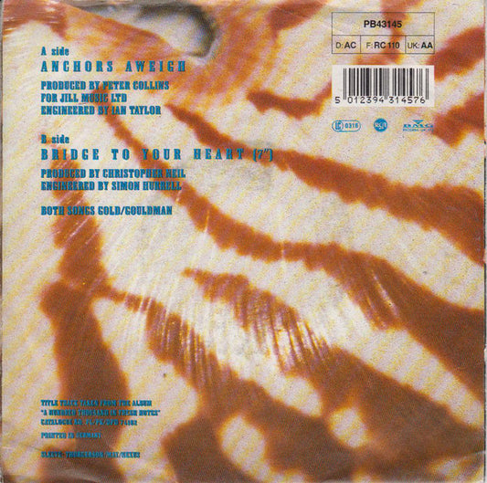 Wax - Anchors Aweigh Vinyl Singles Vinyl Zeer Goed / Hoesje Goed "VINYLSINGLES.NL"