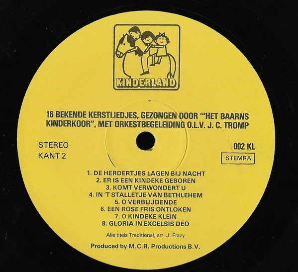 Baarns Kinderkoor - 16 Bekende Kerstliedjes (LP) 45285