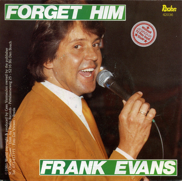 Frank Evans - Forget Him Vinyl Singles