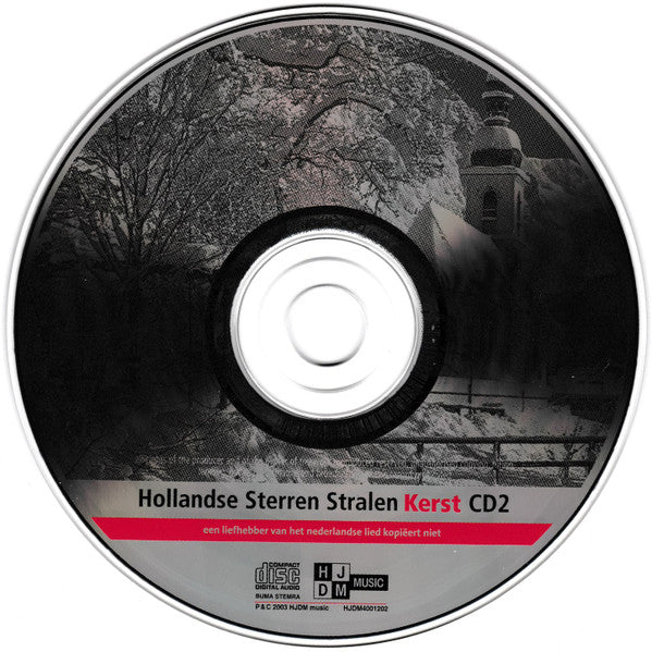 Various - Hollandse Sterren Stralen - Kerst (CD) Compact Disc Vinyl Very Good (VG) <br> Hoes Good Plus (G+)