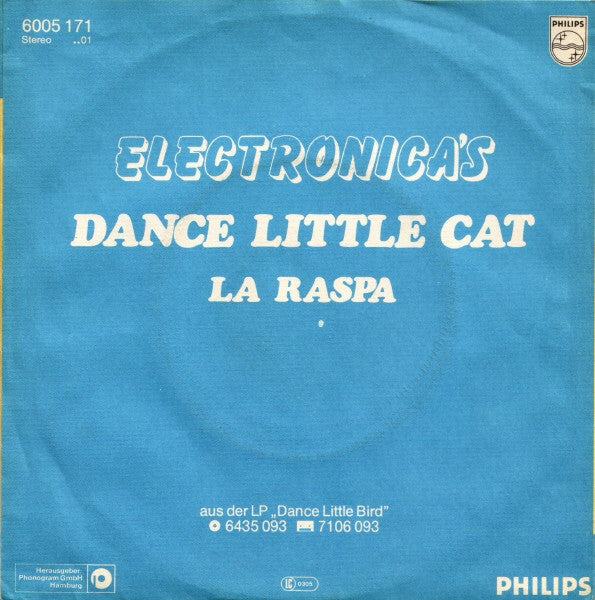 Electronica's - Dance Little Cat Vinyl Singles Vinyl Very Good (VG) <br> Hoes Good Plus (G+)